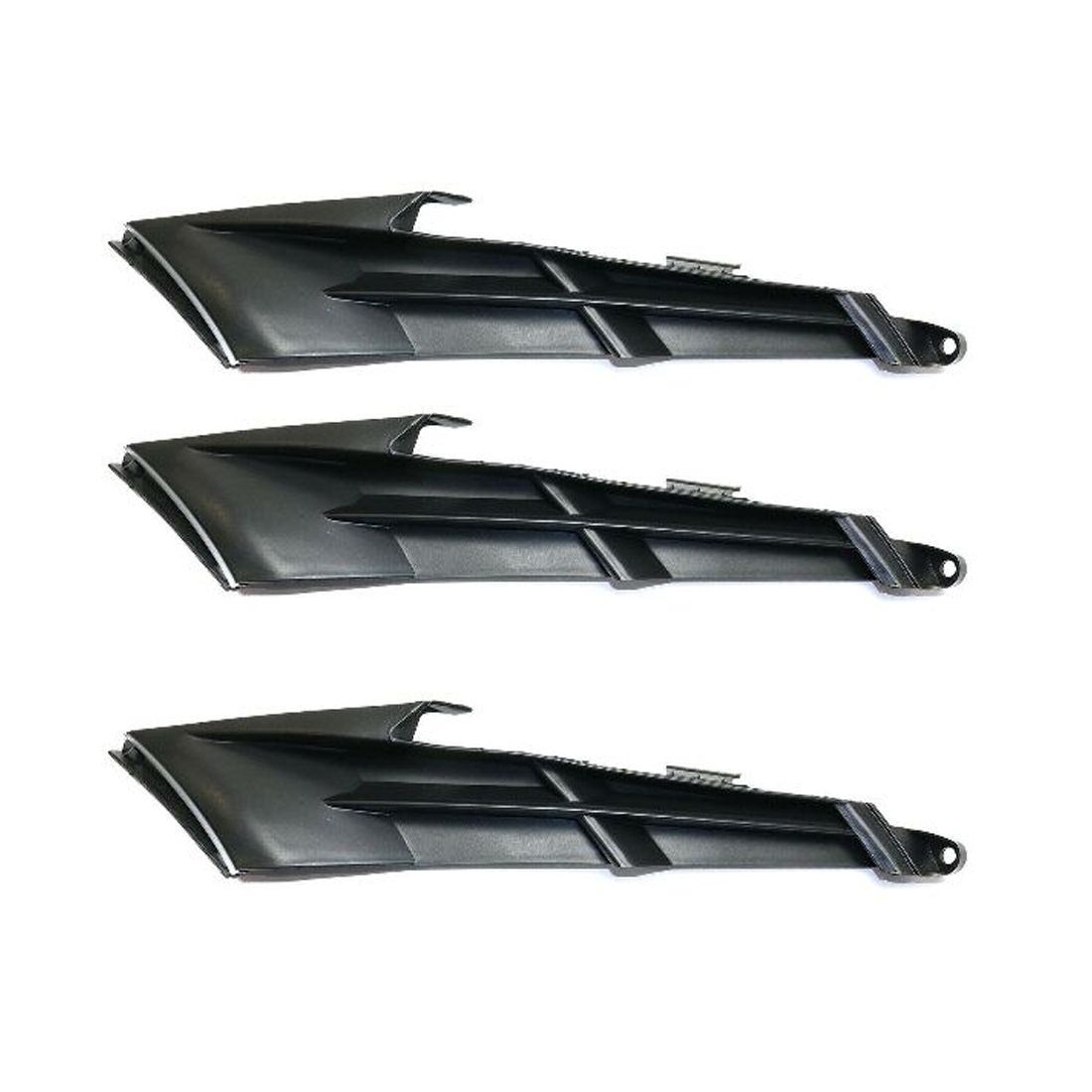 3 Sets Of - Bumper Trim For 2016-2019 Lexus RX350 RX350L RX450h RX450hL Front