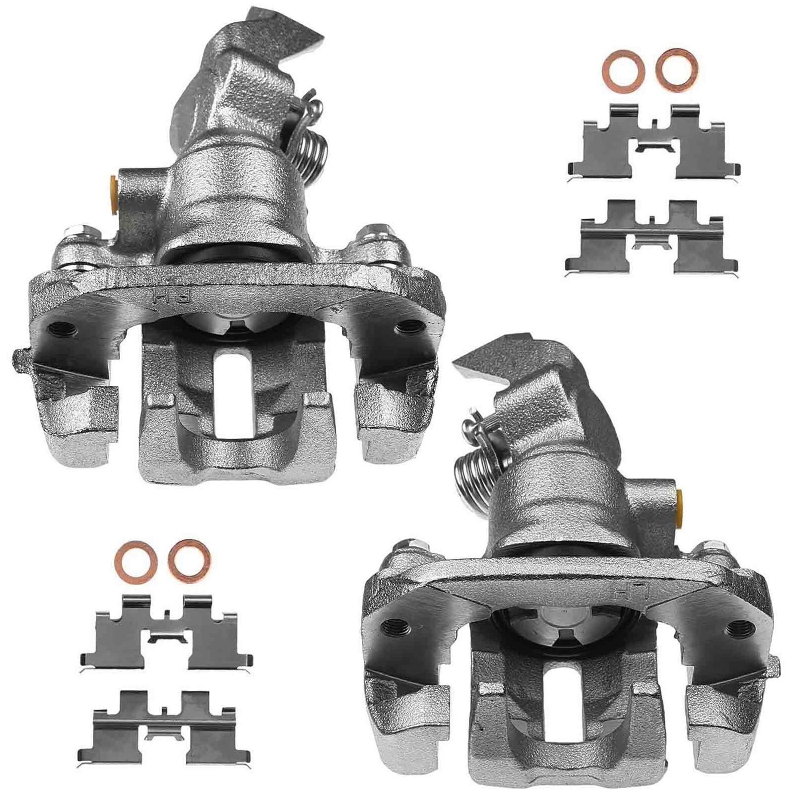 2pcs Disc Brake Caliper With Bracket For 82-83 280ZX 2+2 Turbo Coupe 2.8L Rear