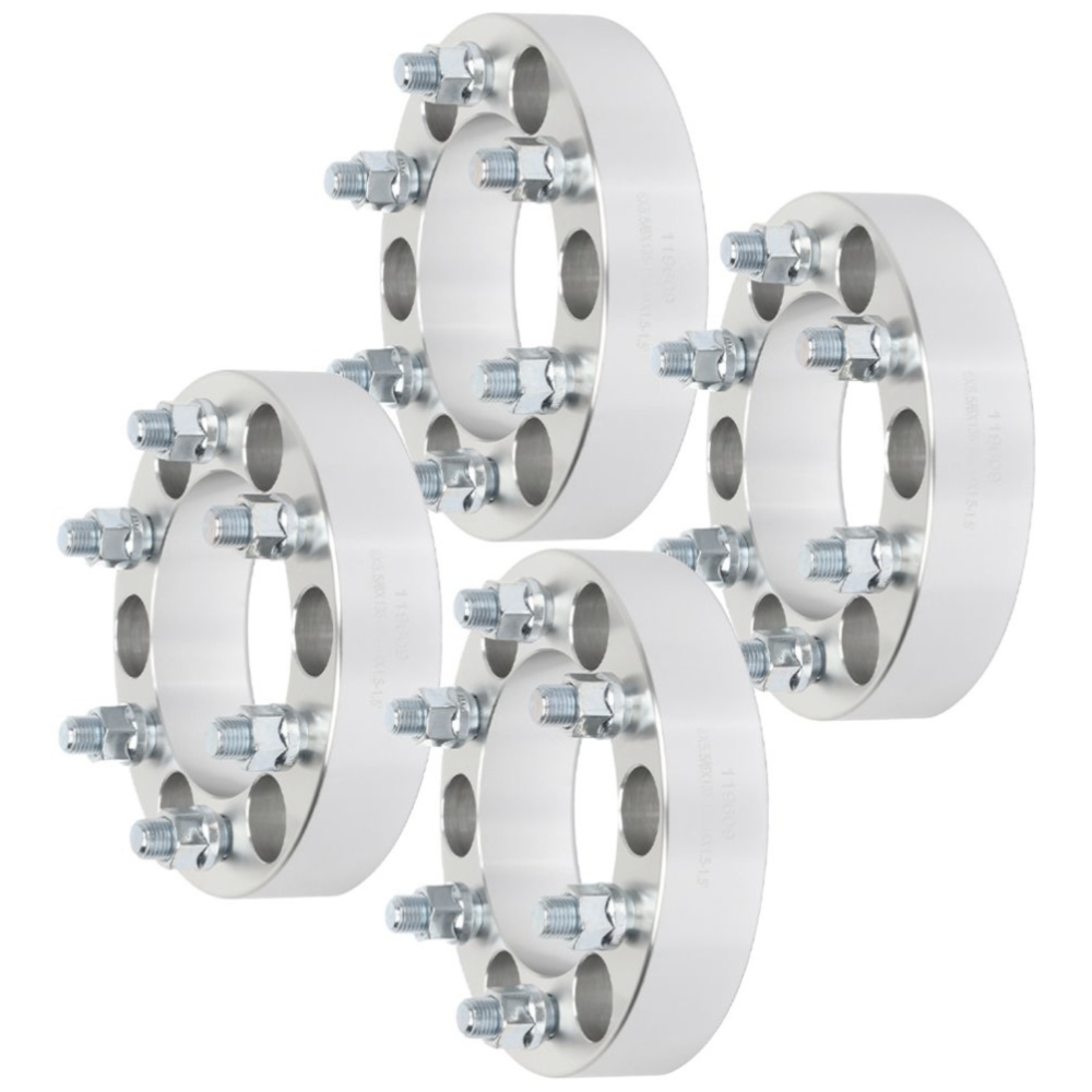 4-pcs 1.5" 6x5.5 To 6x135 14x1.5 Studs Wheel Spacers For Cadillac Chevy GMC