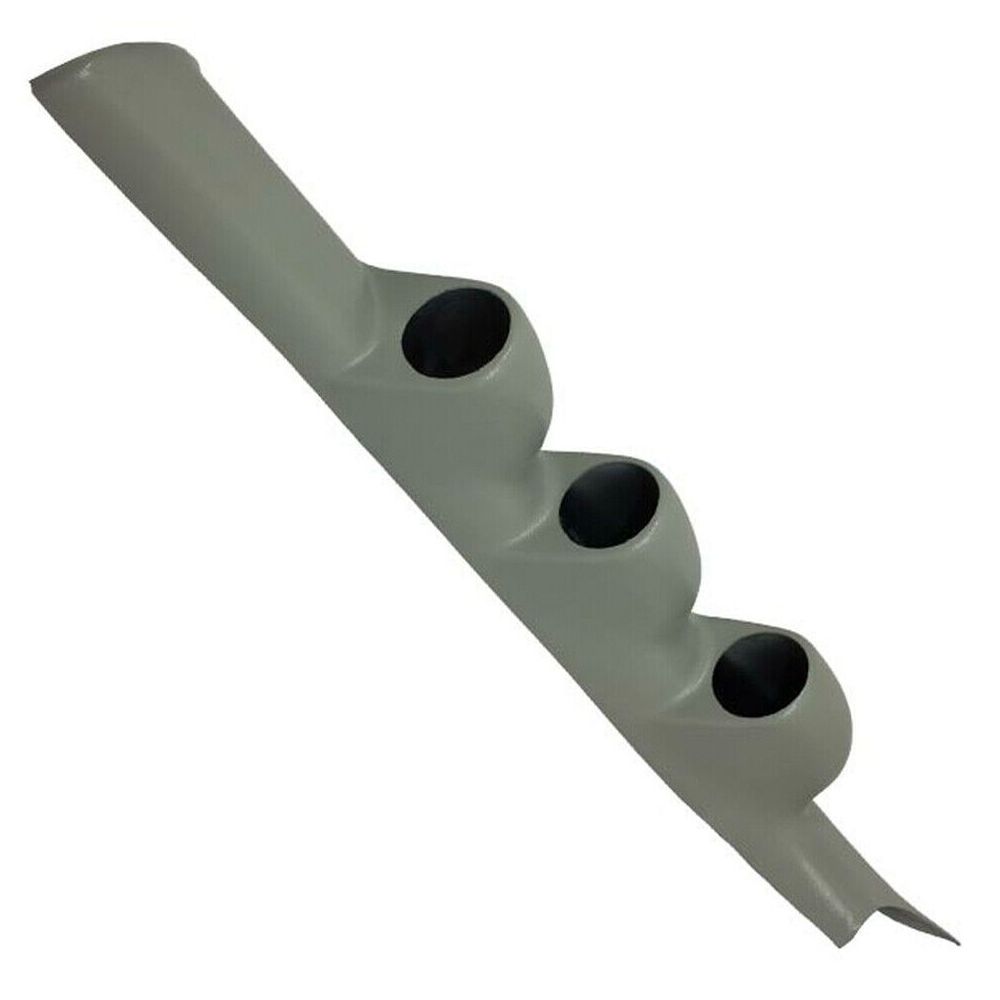 Gray Triple Gauge 52mm Pillar For Acura 2002-2006 RSX Base 2002-2006 RSX Type-S