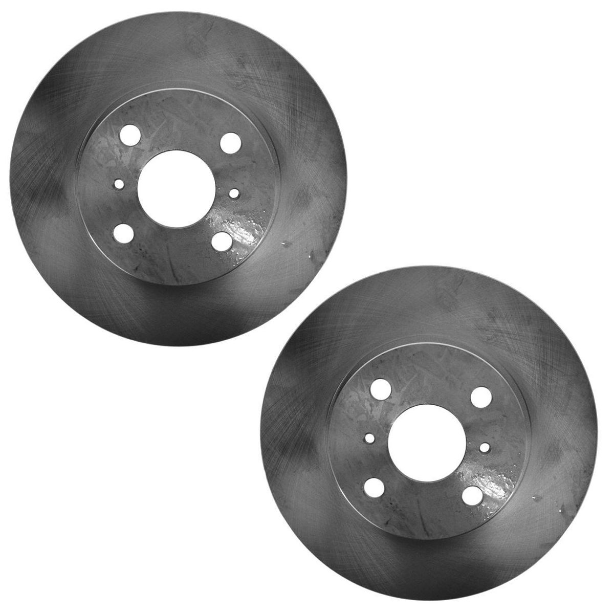 Brake Pad & Rotor Front Semi Metallic Kit For 13 IQ 12-19 Prius C 07-18 Yaris IQ