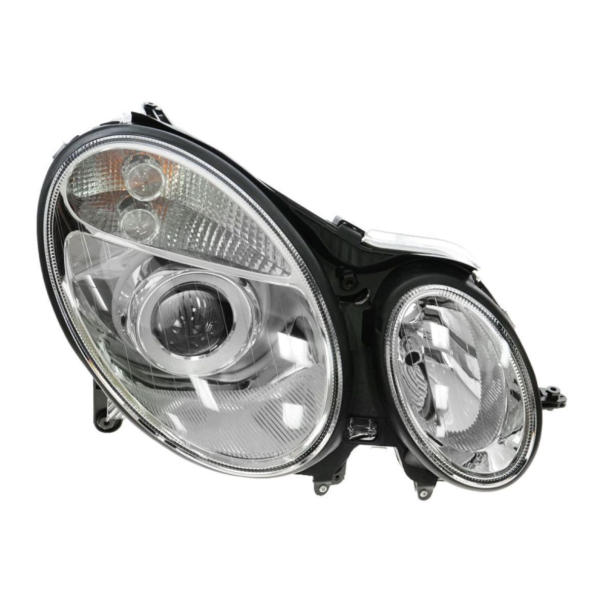 Headlights Headlamps Left & Right Set For Mercedes Benz E-Class