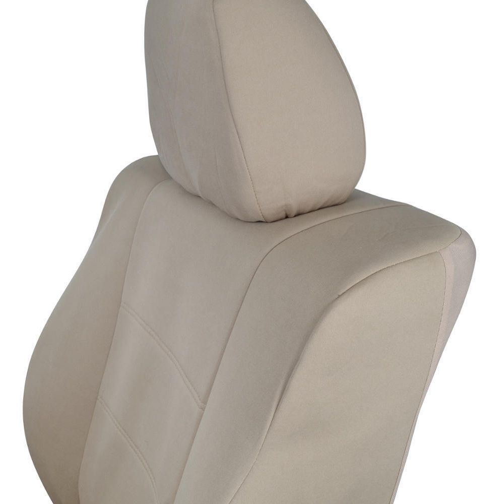 Large Seat Covers For Truck Car SUV Van - Beige NeoCloth Polyester Easy Install