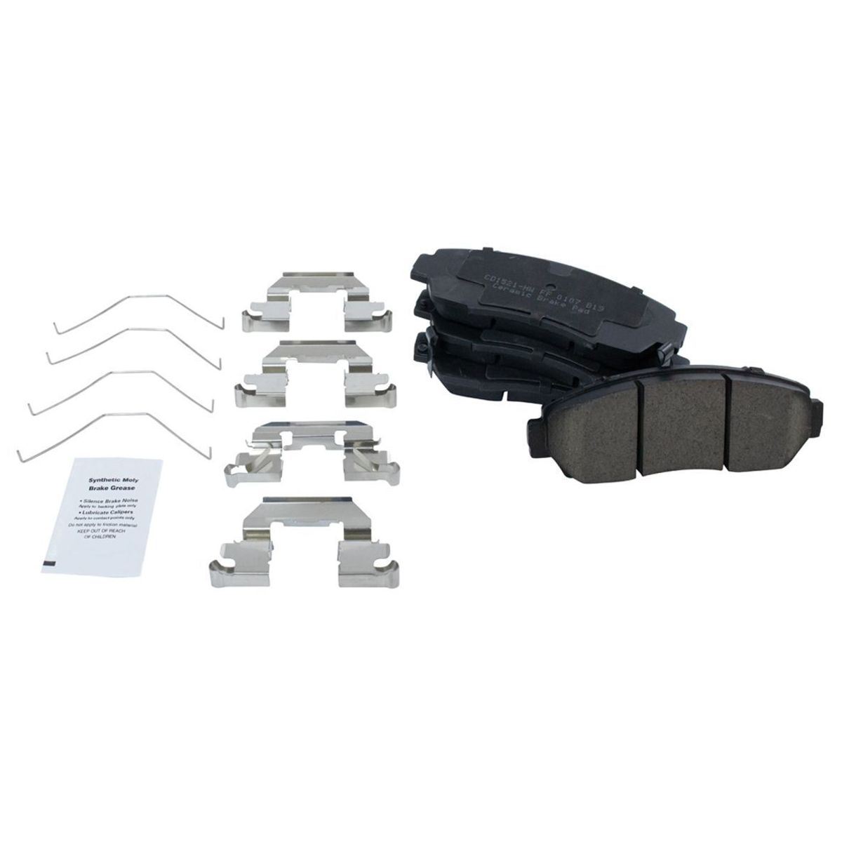 For 11-14 Honda Odyssey Touring Elite Front Posi Ceramic Brake Pad & Rotor Set