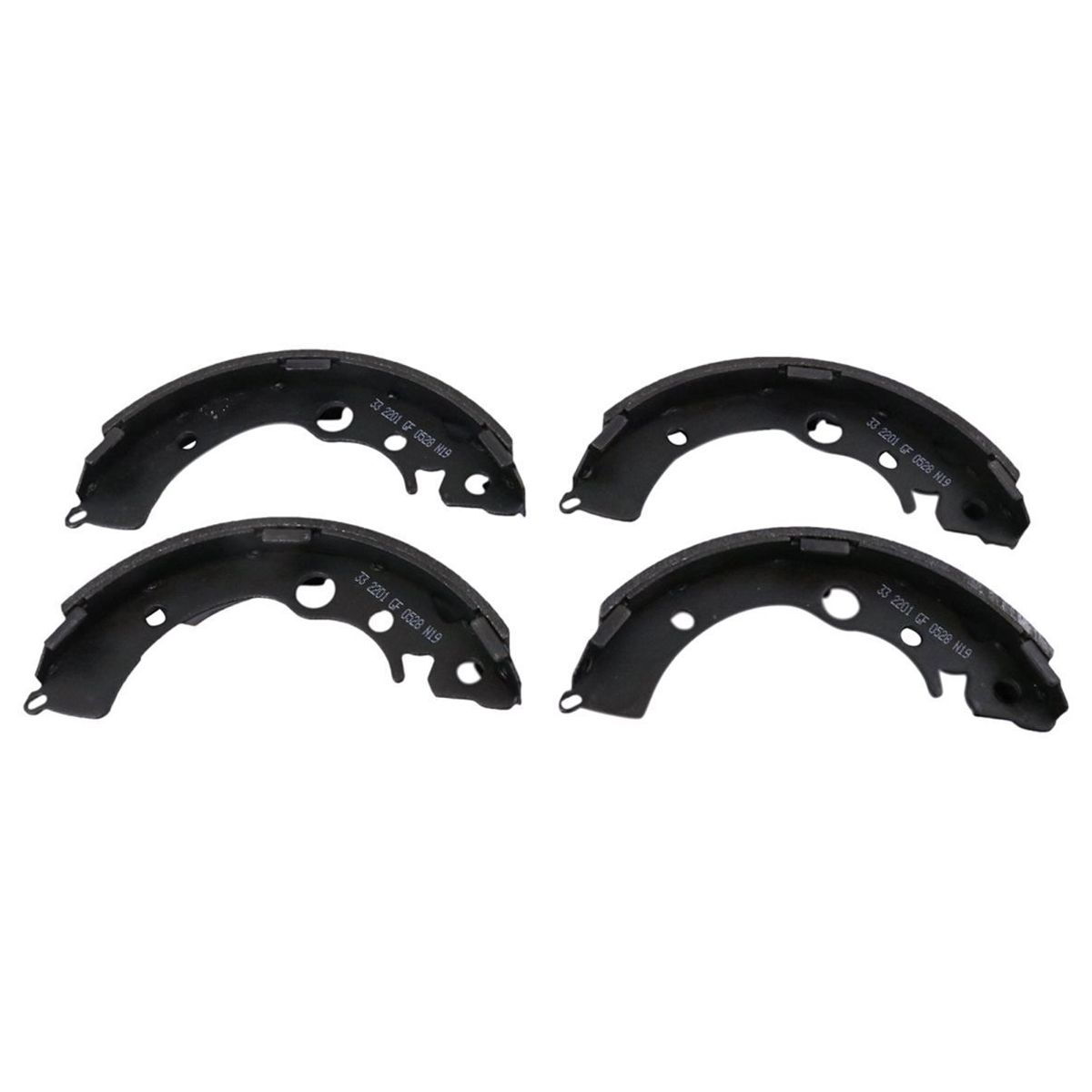 Rear Brake Shoes Left & Right Kit For Honda Civic CRX Del Sol