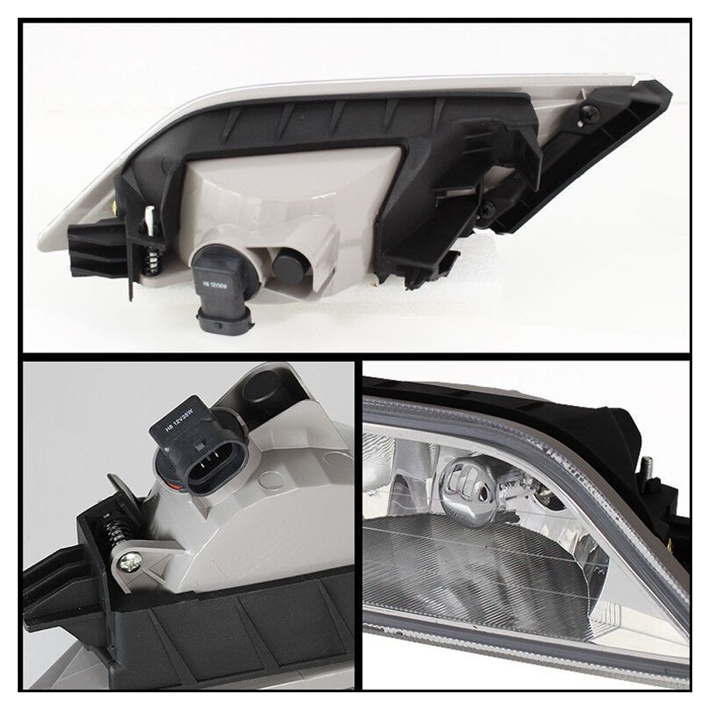 For 2011-2013 Honda Odyssey Bumper Driving Fog Lights + Switch 11-13 Left+Right