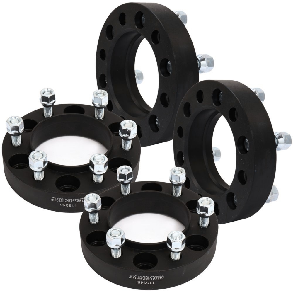 4Pcs 1.25" 6x5.5 12x1.5 HubCentric Wheel Spacers For Lexus Toyota