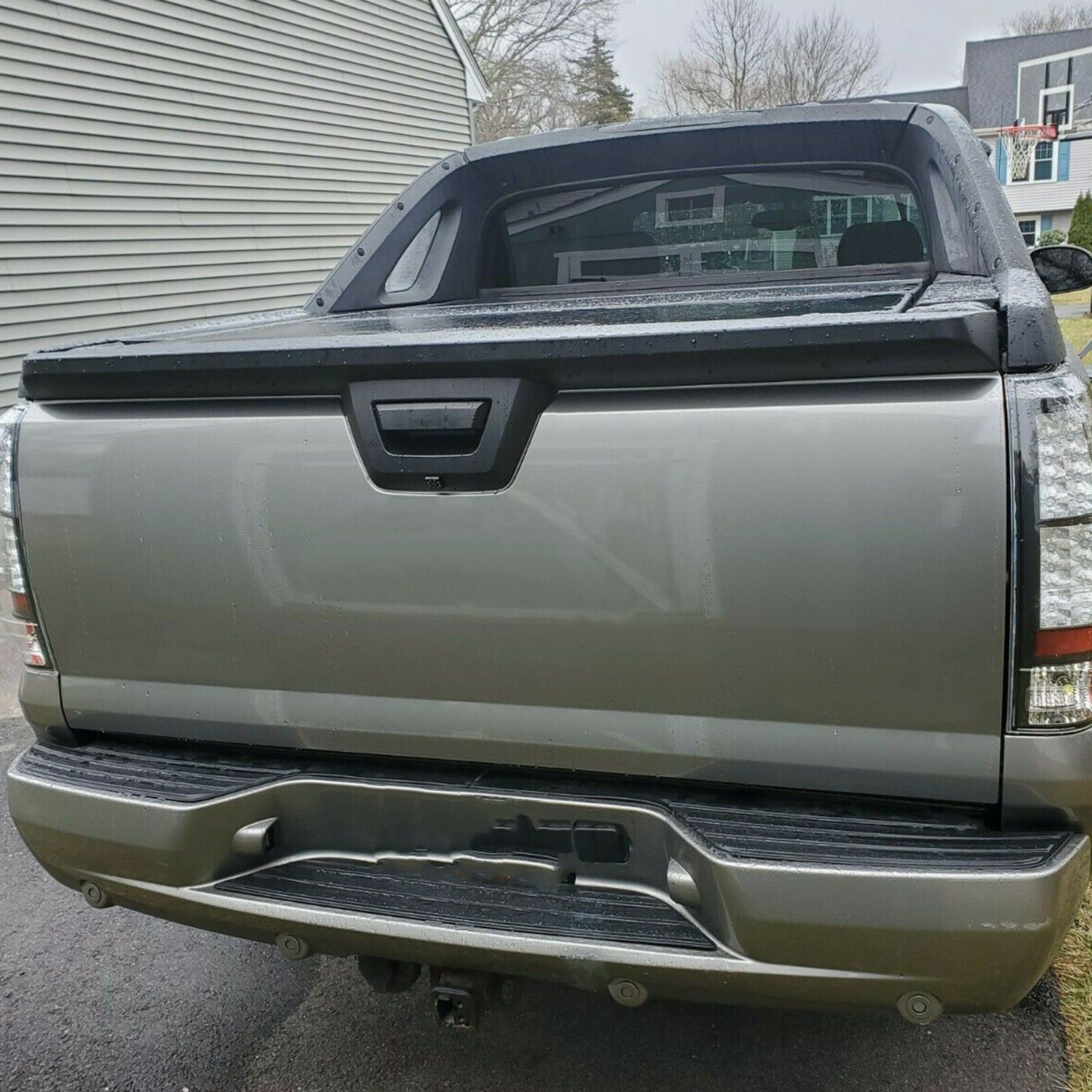 For Avalanche Escalade EXT Rear Tailgate Spoiler Molding Trim W/Camera Hole