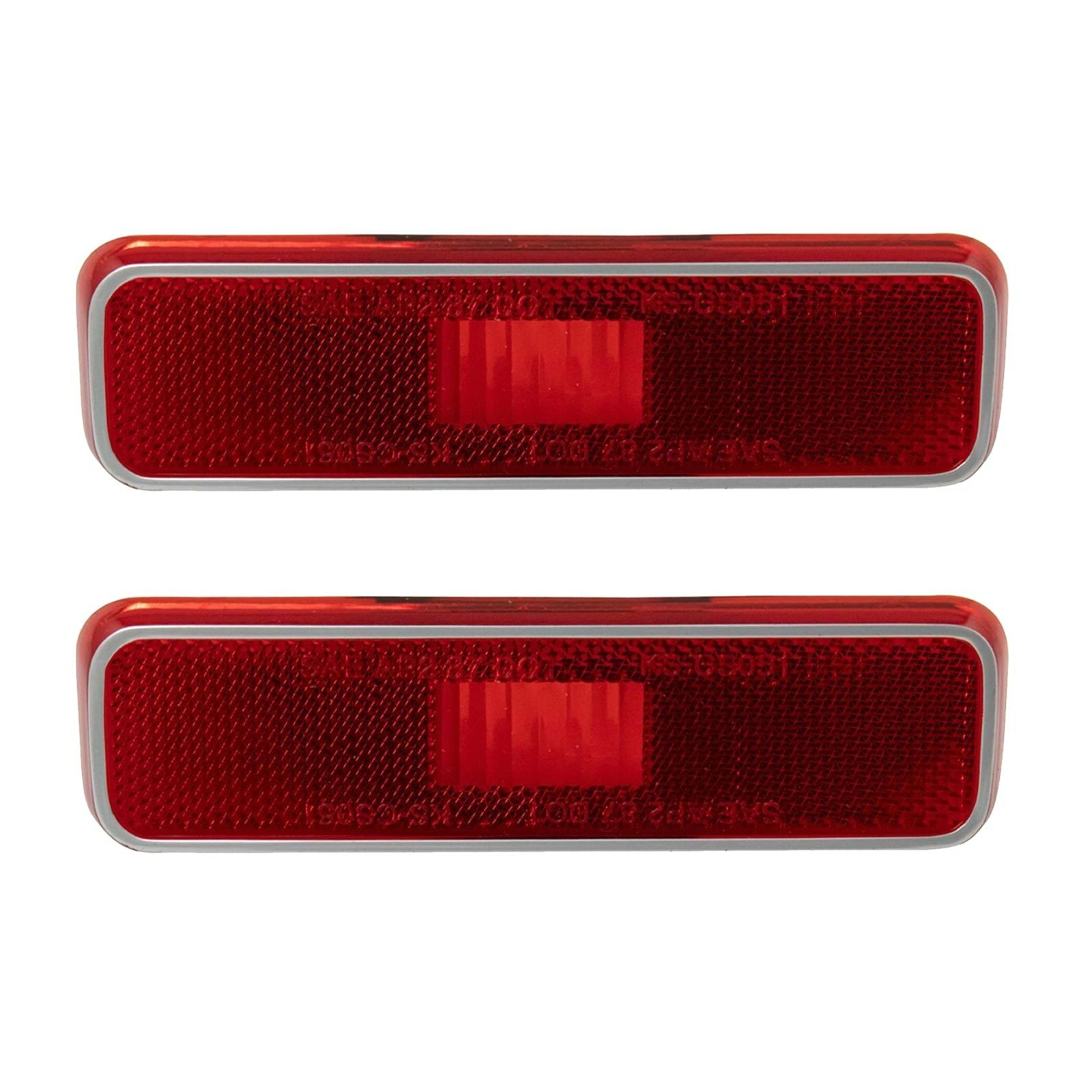 2 Sets Of - Rear Side Marker Light Lamp Driver & Passenger SideS For 78-83 Dodge Omni
