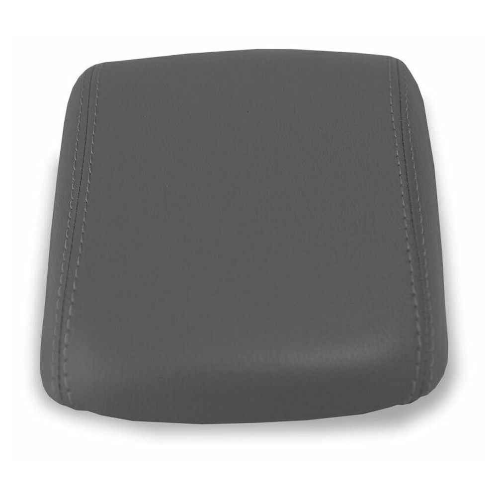 Console Lid Armrest Cover Leather For Volvo 2004-2007 S40 Sedan Gray