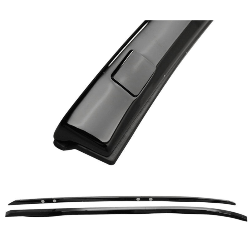 2 Sets Of - For 2012-2016 CR-V Side Rail Bar Roof Rack Carrier OE Style Gloss Black