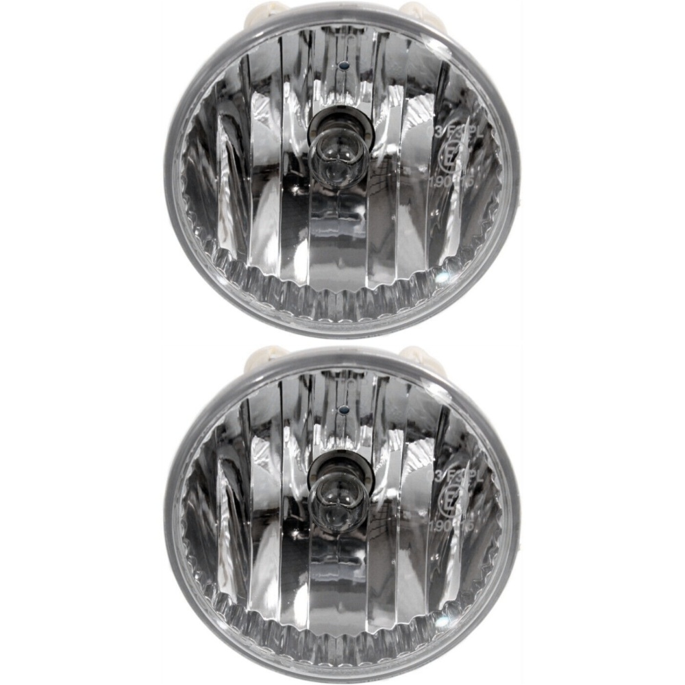 Set Of 2 Clear Lens Fog Light For 10-12 Escape Left & Right W/ Bulbs