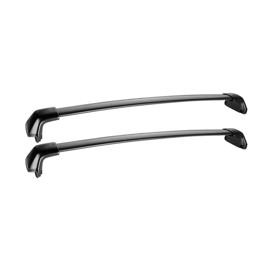 Fits 12-16 Honda CRV CR-V 2PCS Top Roof Rack Cross Bars Rails Black OE Style