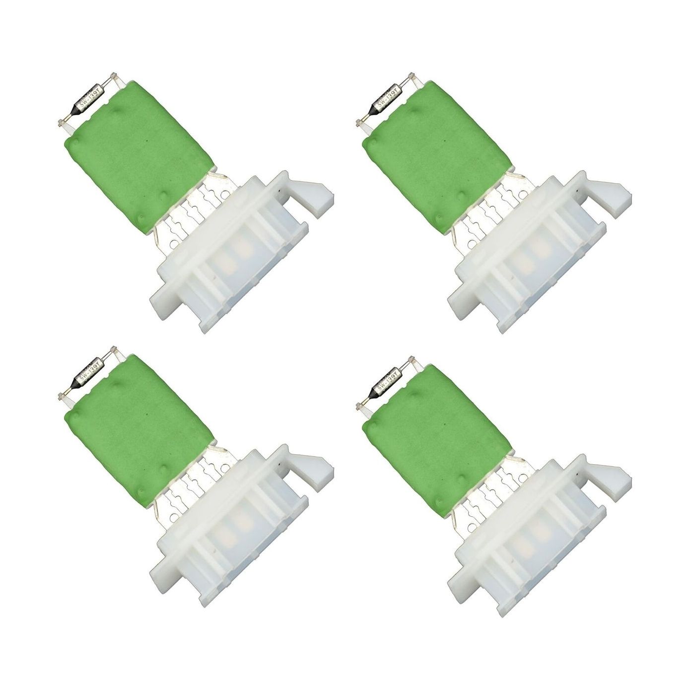 4 Sets Of - A/C Blower Motor Resistor For VW Beetle Jetta Passat Golf Tiguan Eos