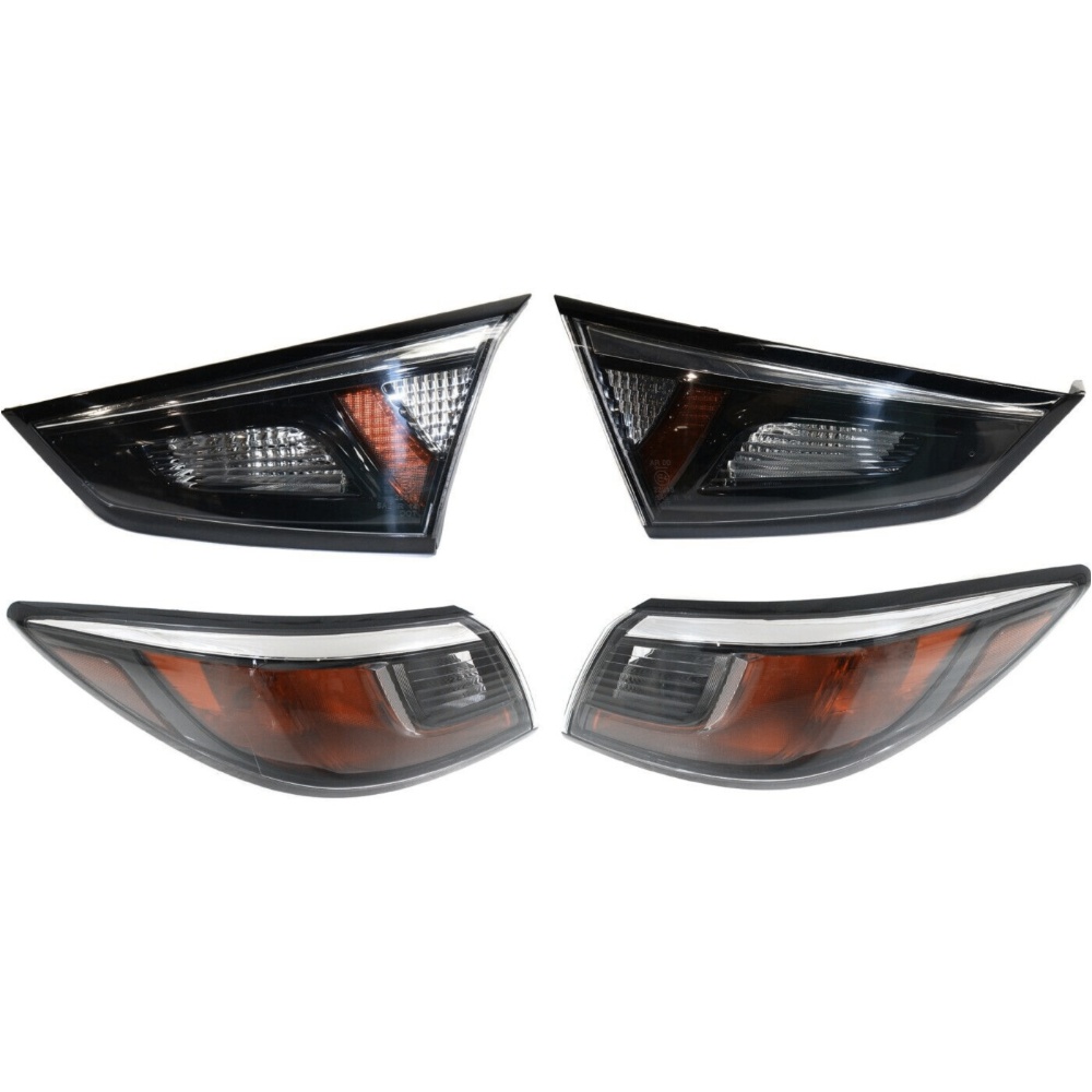 Tail Lights Taillights Taillamps Brakelights Set Of 4 Driver & Passenger Side