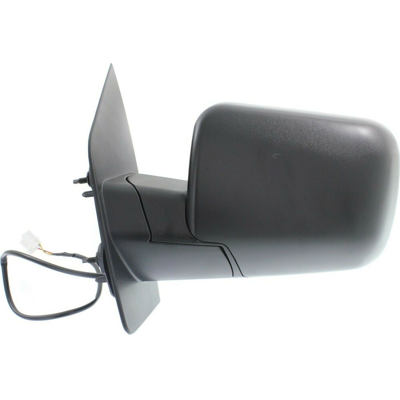 Power Mirror For 2004-2015 Nissan Titan Left Textured Black Manual Folding