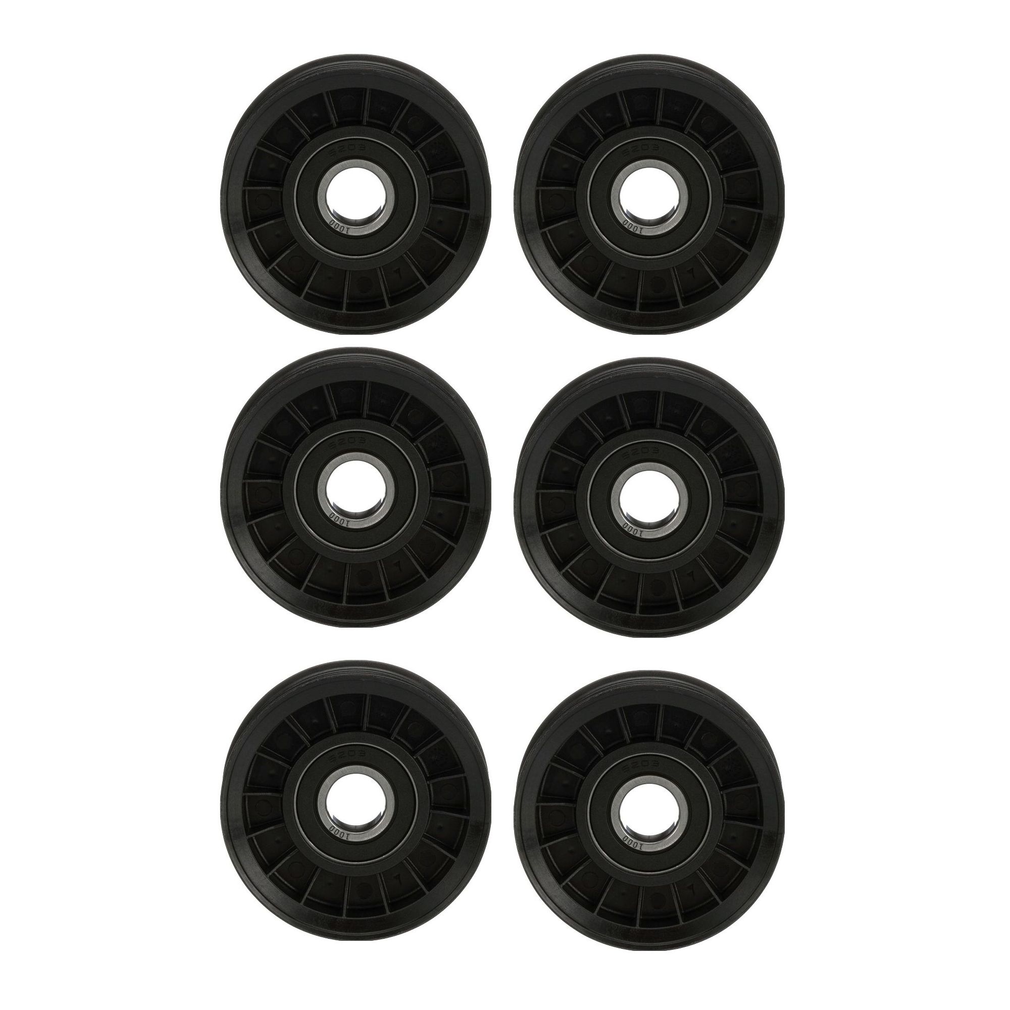 6 Sets Of - For 95-98 Riviera Accessory Drive Belt Tensioner Pulley-DriveAlign Pulley