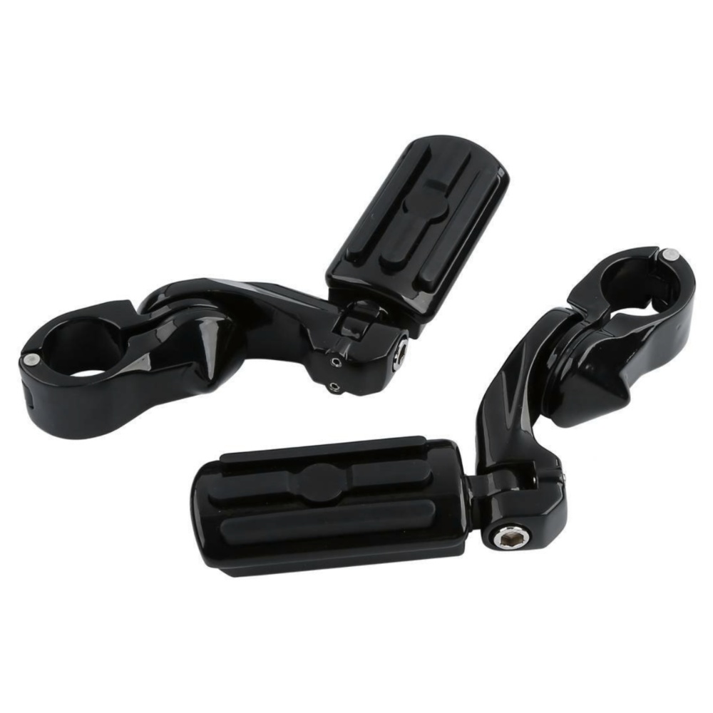 1.25" 1 1/4" Highway Foot Pegs For Harley-Davidson Honda Kawasaki Road US