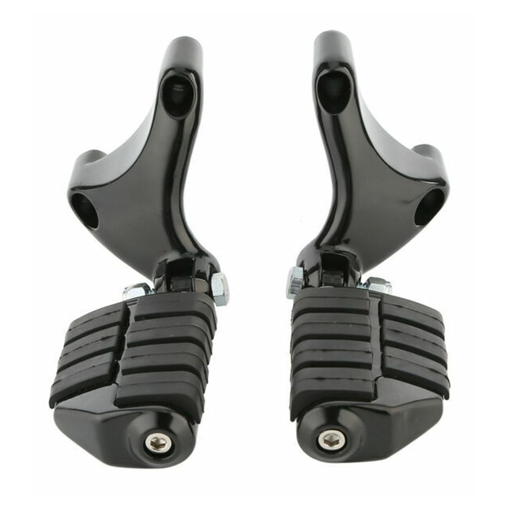 For 2004-2013 Harley-Davidson Sportster 1200 Black Passenger Foot Pegs Mount