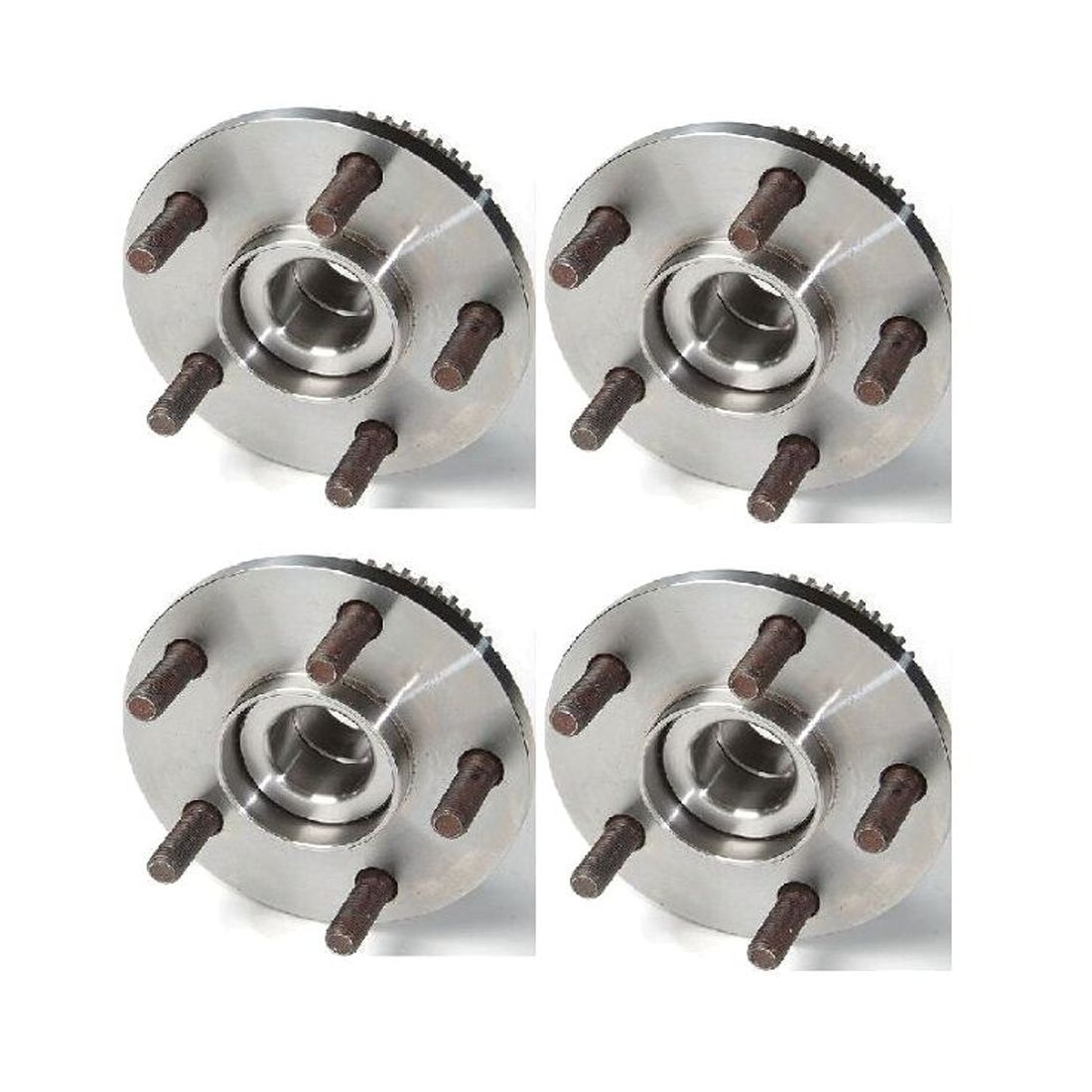 4 PCS - For 89-90 Thunderbird 89-90 Cougar Front Wheel Hub & Bearing W/ABS Set Kit