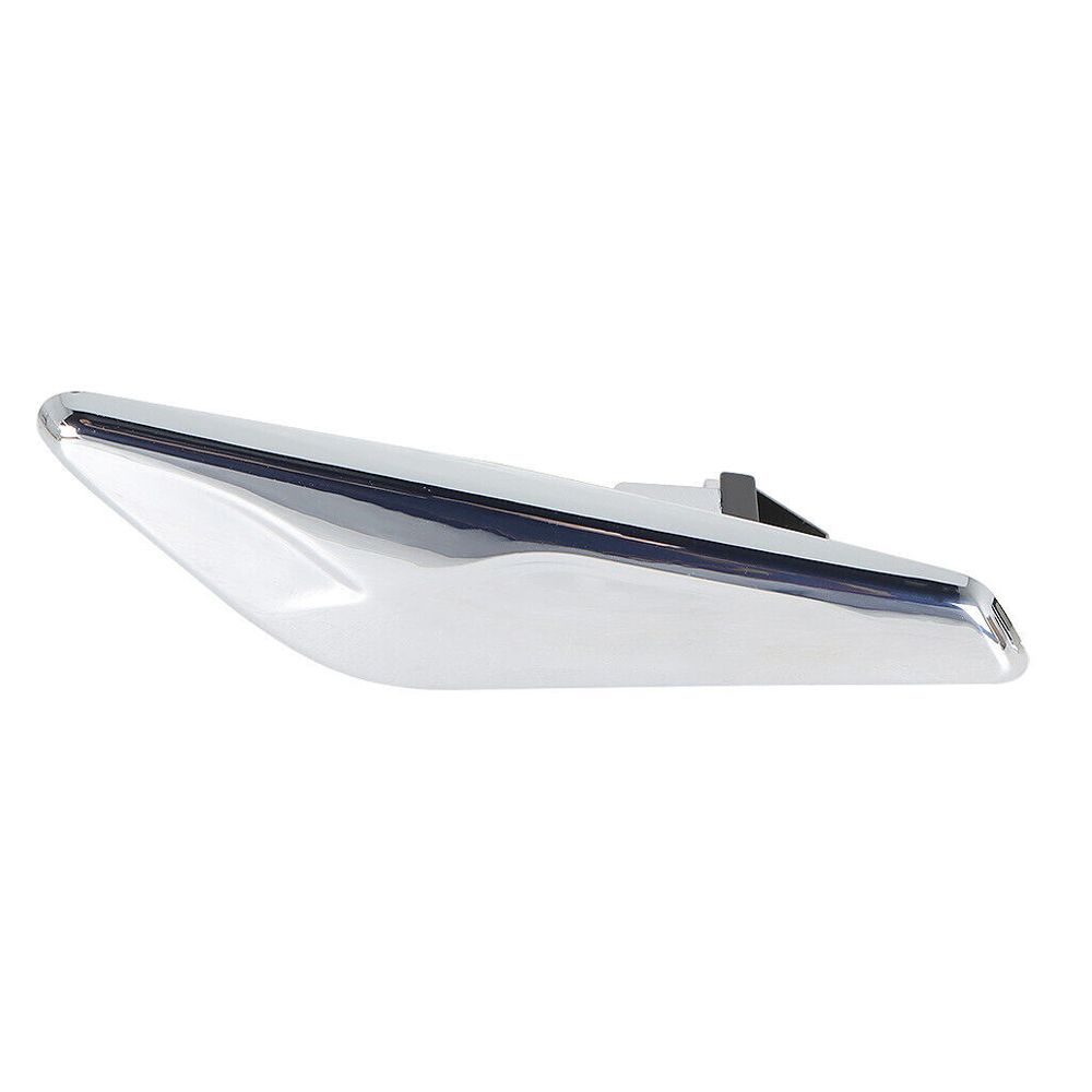 Right+Left Side Front Fender Chrome Finisher For BMW 2015-2017 X3 2015-2017 X4