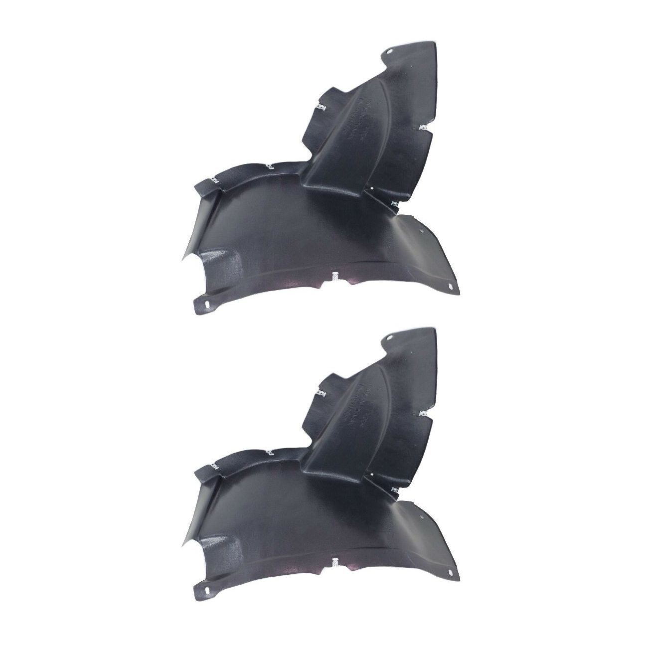 2 Sets Of - Fender Liner Front Right Right Side For 13-17 CC RH Hand VW1249127