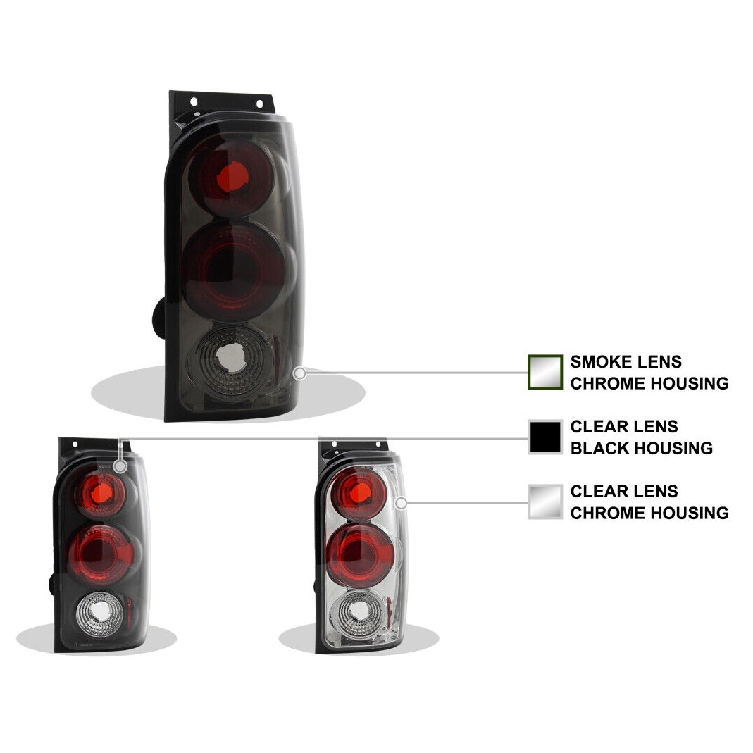 Black Tail Lights Brake Lamps