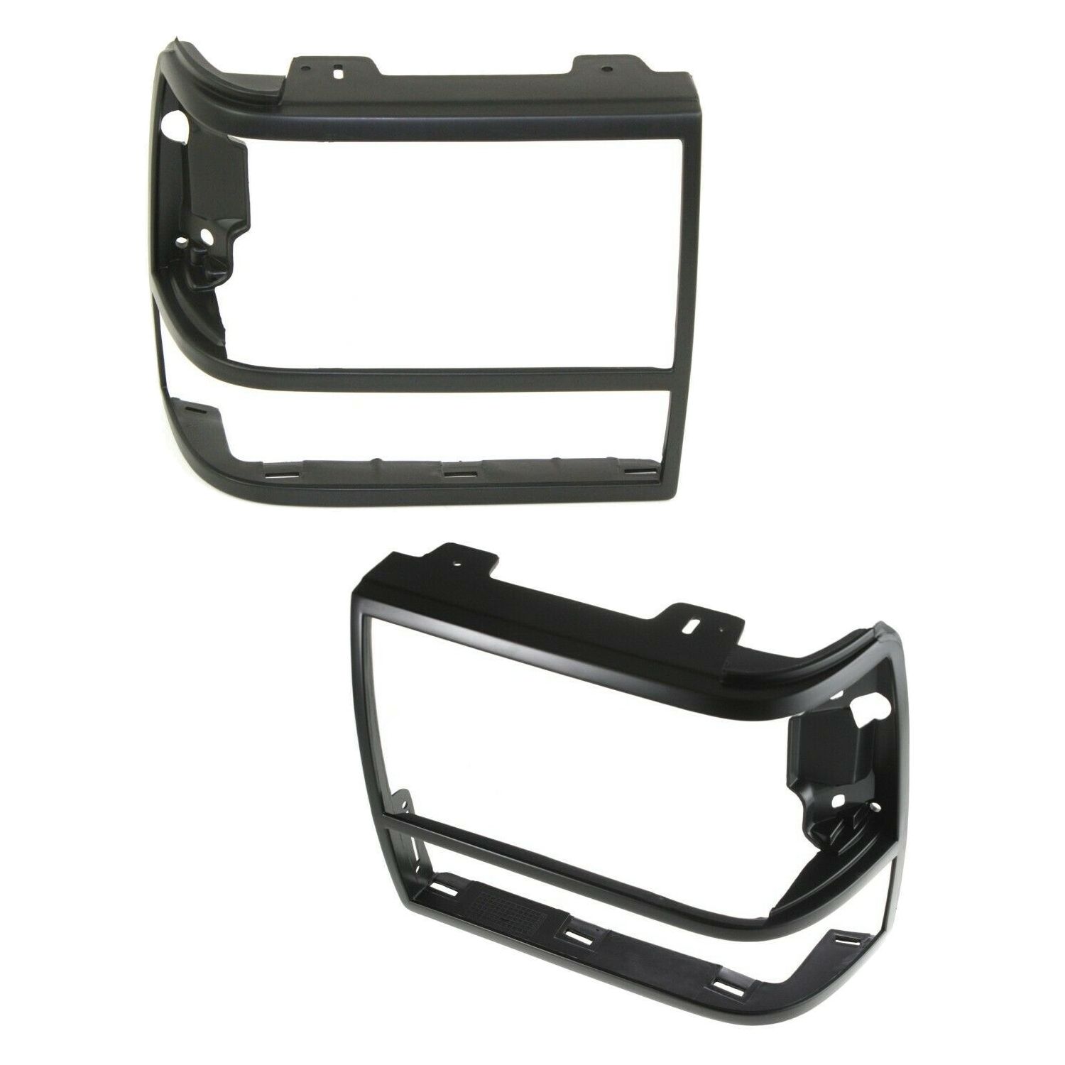 Headlight Door Set For Ford Bronco II Explorer Ranger Left & Right Black 2Pc