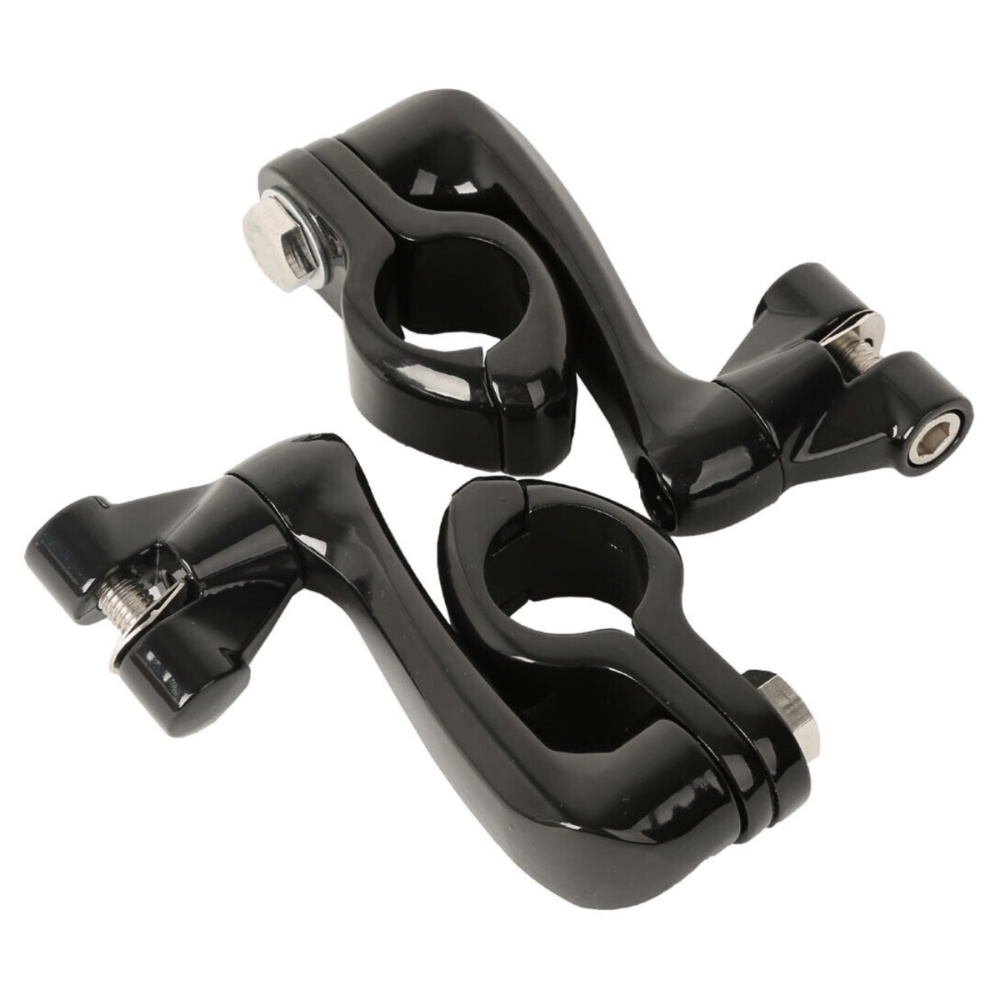 360 Adjustable Highway Foot Peg Mounting Fit For Harley 1 1/4" 32mm Engine Guard