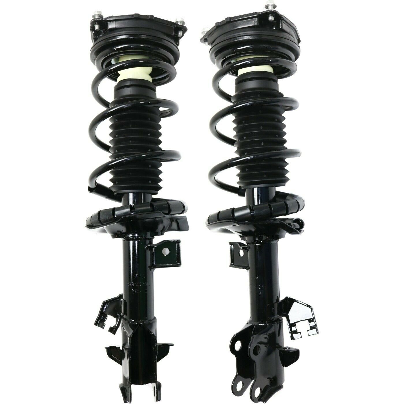 Front Loaded Strut Coil Spring Assembly Set For 2007-2012 Nissan Versa Cube (2)