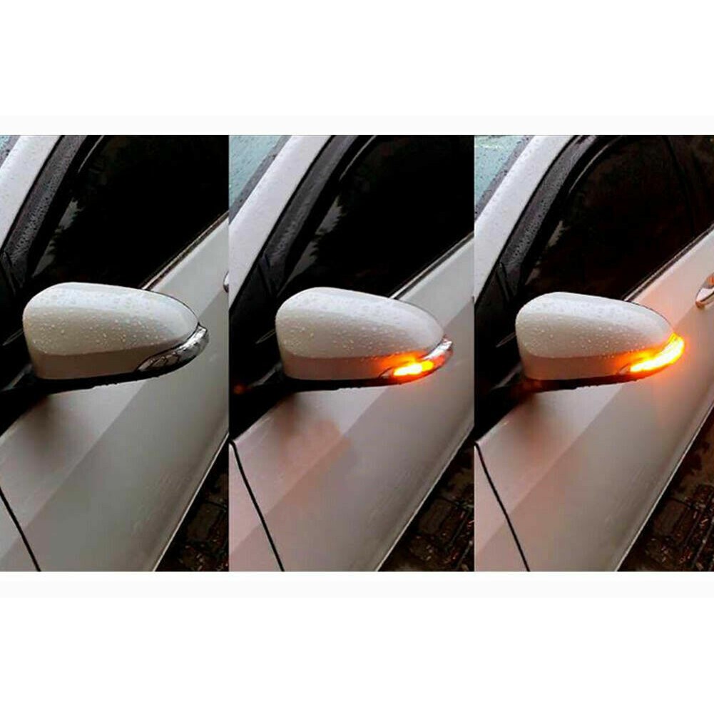 Smoked /Amber Side Mirror Sequential Signal Lights
