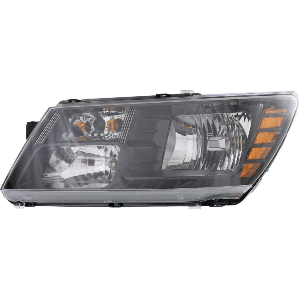 Headlight Kit For 2014-2020 Dodge Journey Sport Utility Left With Black Trim 2pc