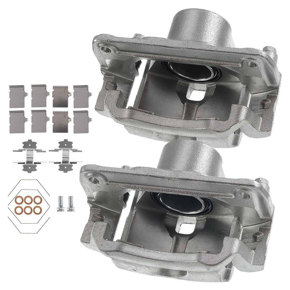 2x Front Left & Right Brake Caliper For 2006-2013 Ford Lincoln Mazda Mercury