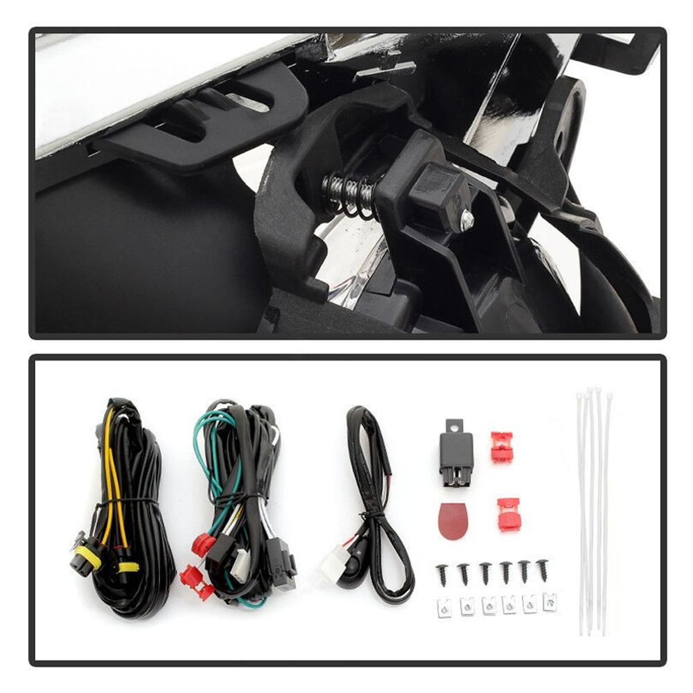 For Chevrolet 2015-2016 Trax LS Bumper Driving Fog Lights Lamps+Switch+Bulbs