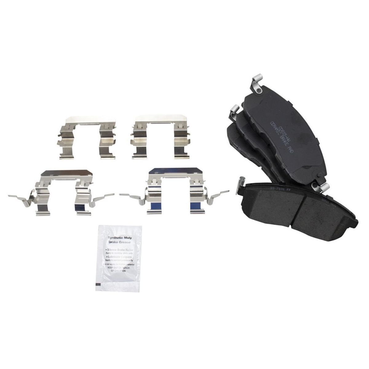 Front Ceramic Brake Pad For 17-19 Nissan Sentra Nismo Sedan Rotor & Caliper Kit