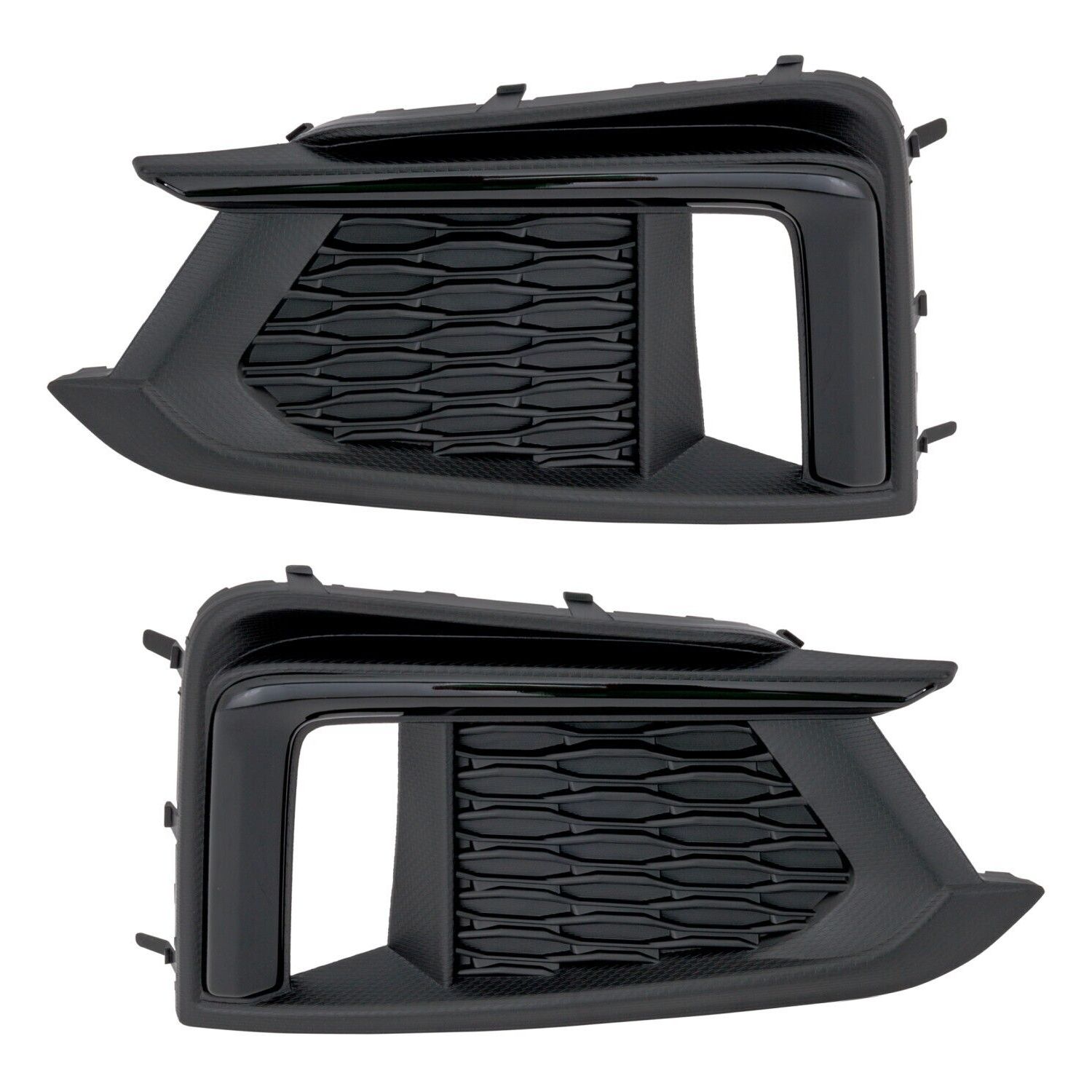 Pair Fog Light Covers Set Of 2 Front Driver & Passenger Side Left Right