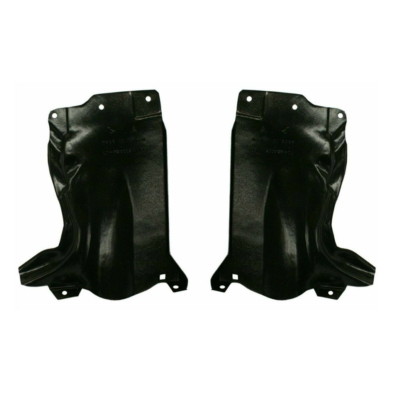 For 06-10 5 Engine Splash Shield Under Cover Rear Set Of 2 Left And Right Side