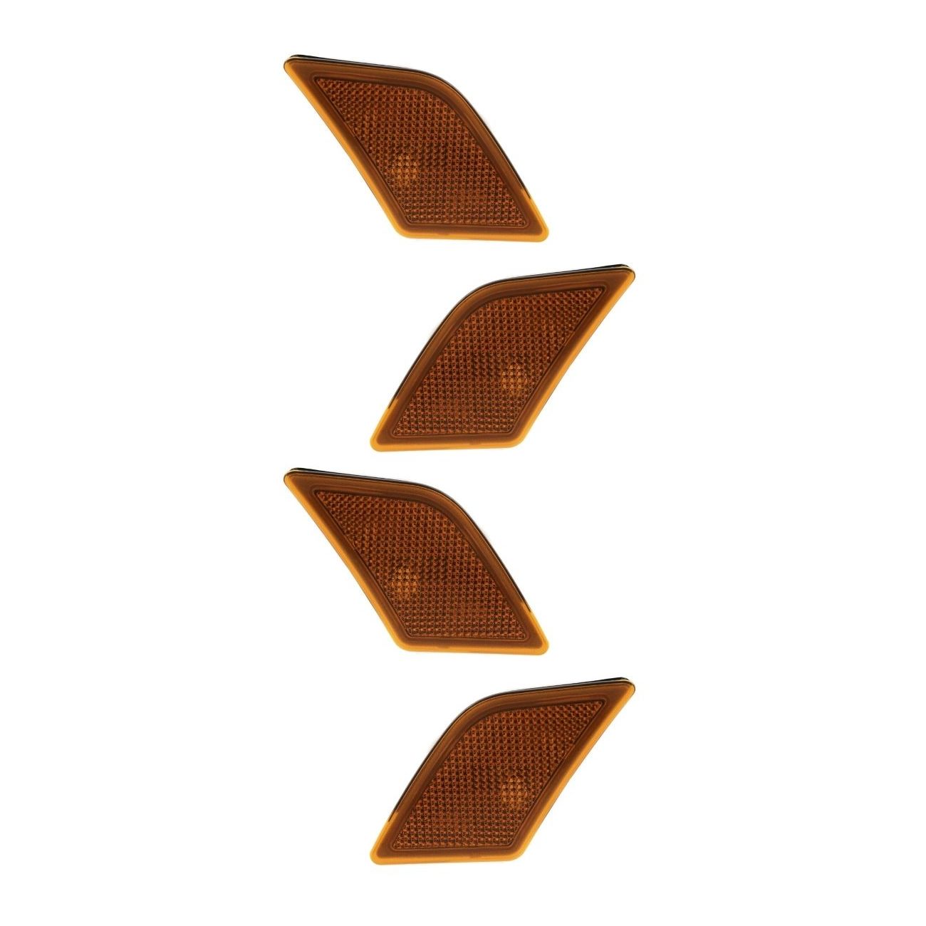 2 Sets Of - Side Marker Set For 2008-2011 C300 Lens/Housing Front 2-Pcs
