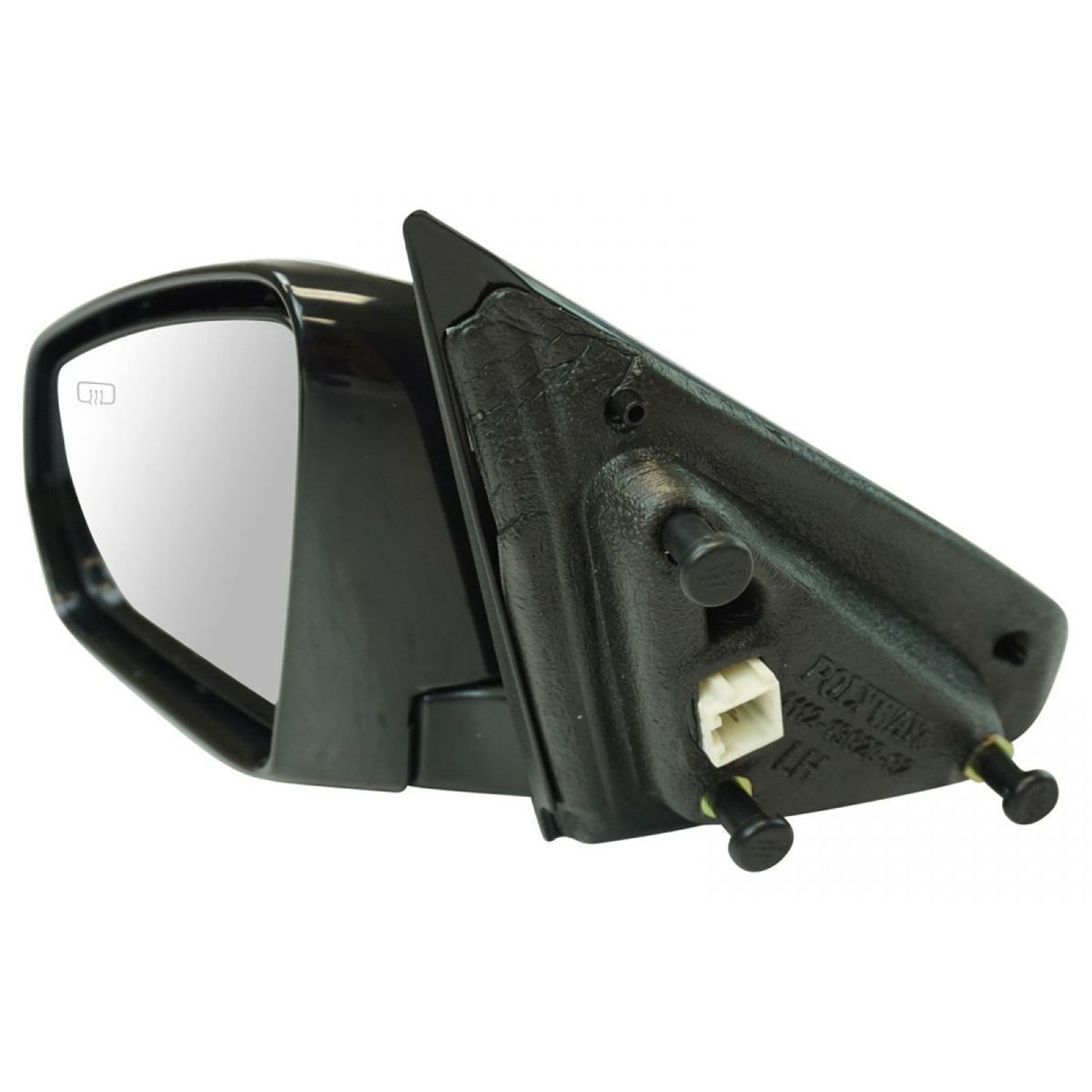 For 08-14 Avenger Exterior Power Heated Manual Folding Mirror Black Left Side