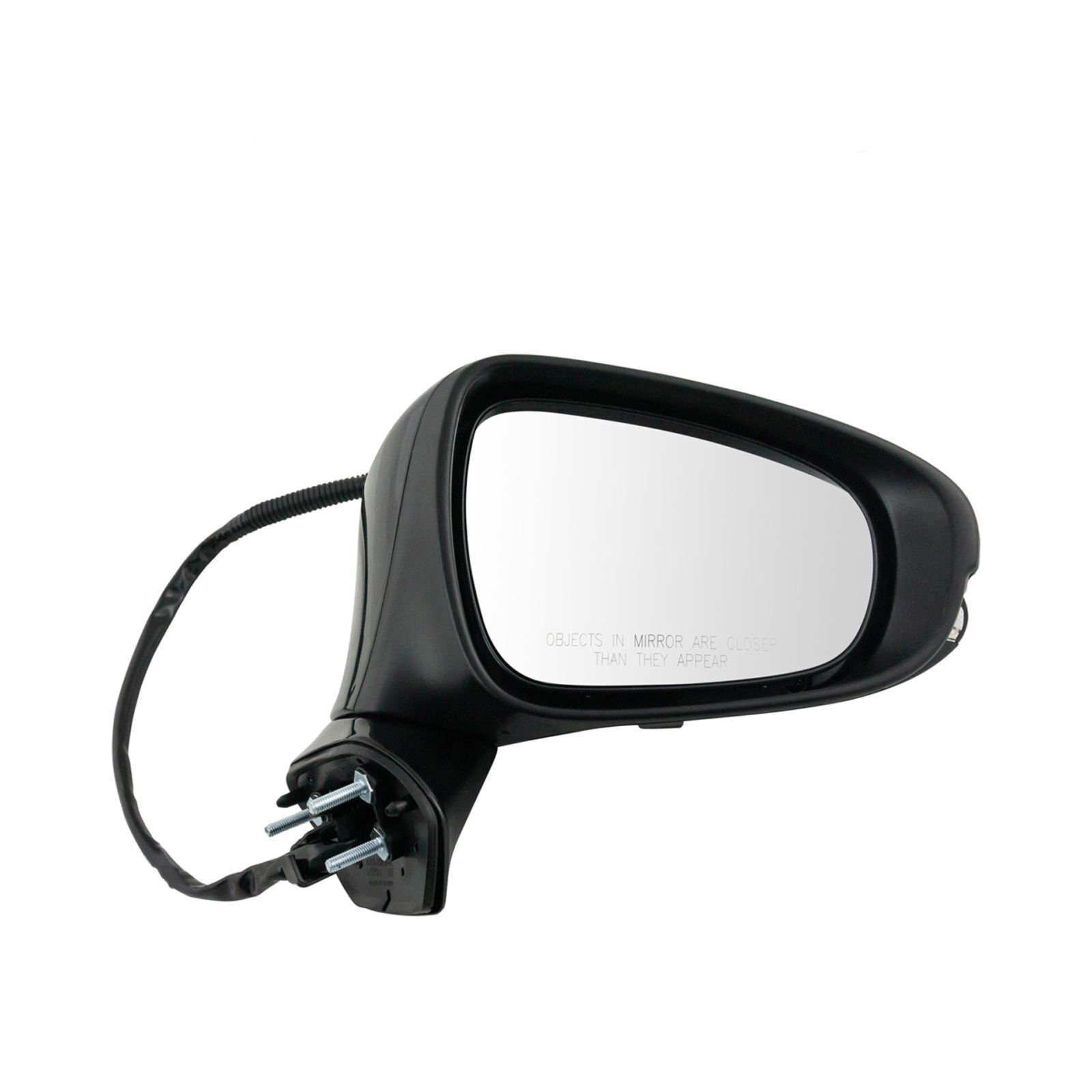 Mirror Power Heated Signal Memory Puddle Smooth Black Right For Lexus