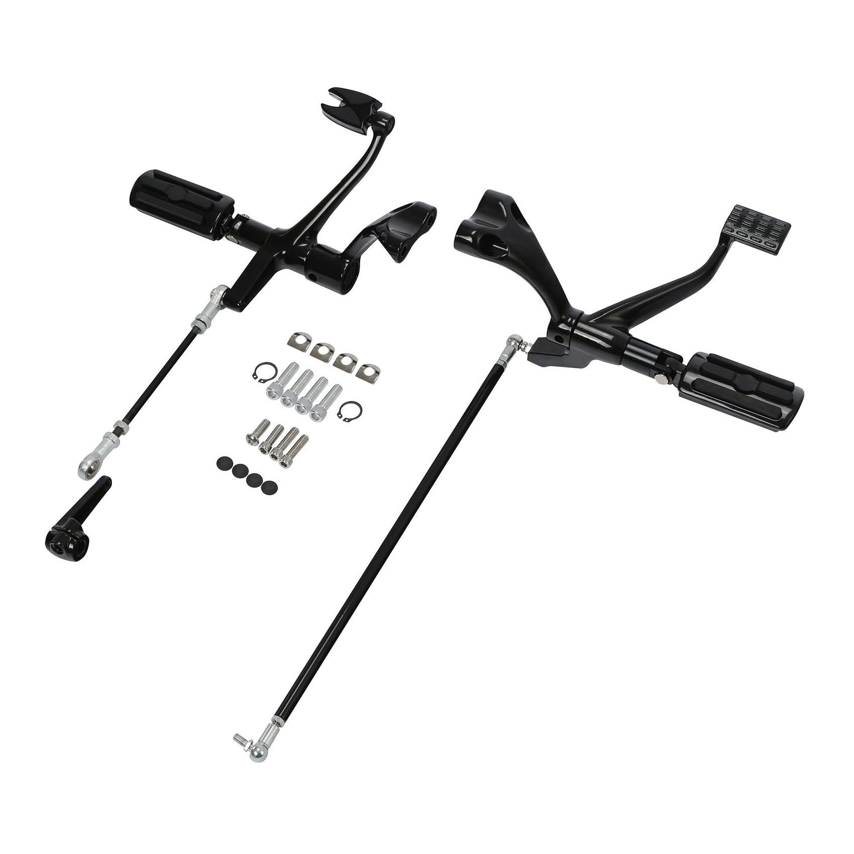 For 2004-2013 Harley-Davidson Sportster 1200 Foot Pegs Levers Linkage