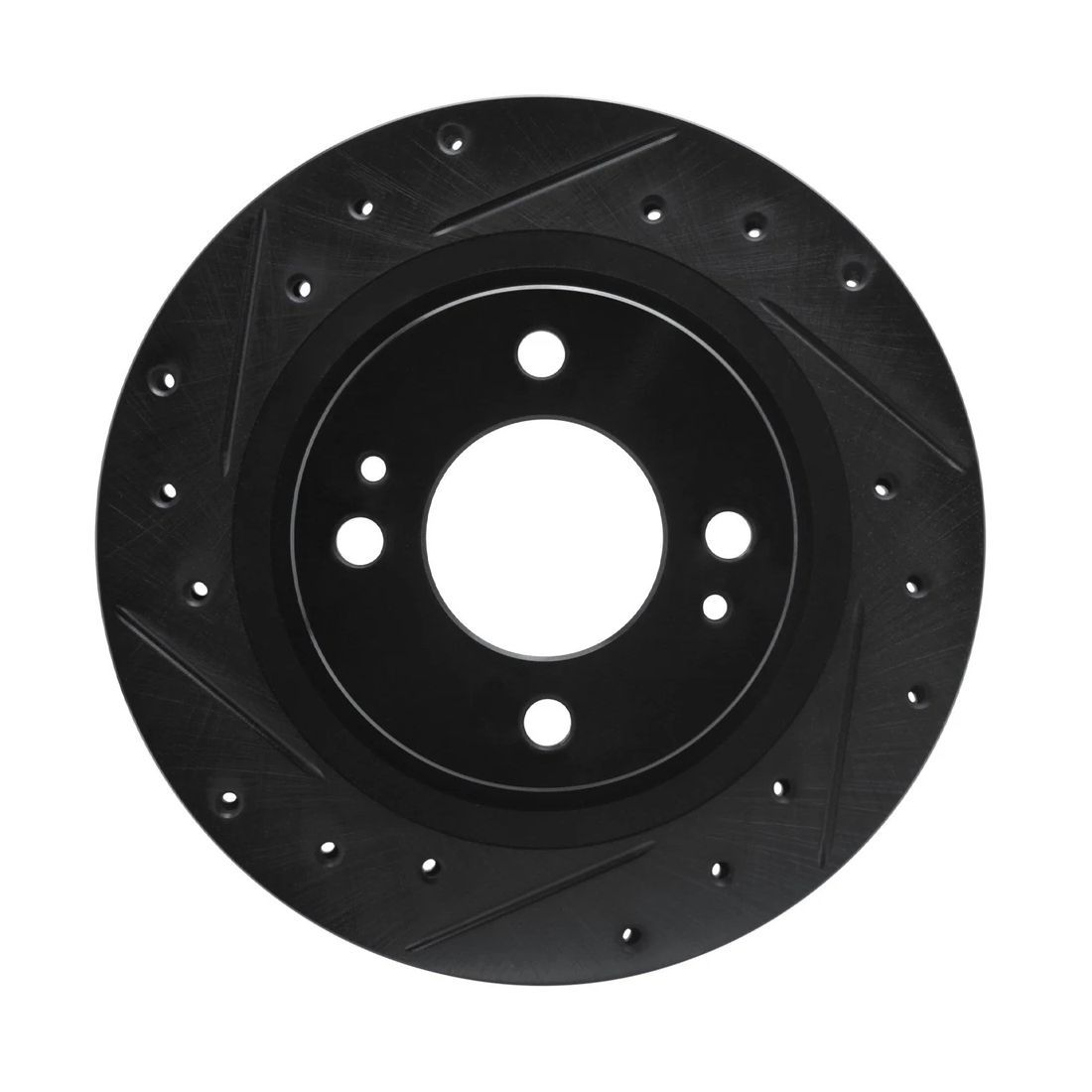 For Mitsubishi Mirage 17-24 Brake Rotor ELINE Drilled & Slotted 1-Piece Front