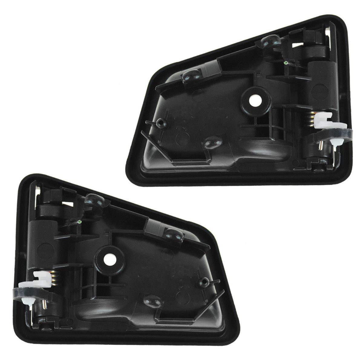 Black Front Interior Door Handle Pair Inside Set For Chevrolet Geo Suzuki