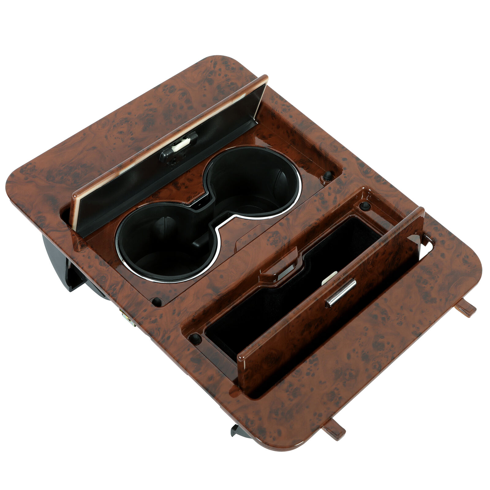 2 Sets Of - Woodgrain Center Console Cup Holder/Storage Full Size Trucks Suv's For