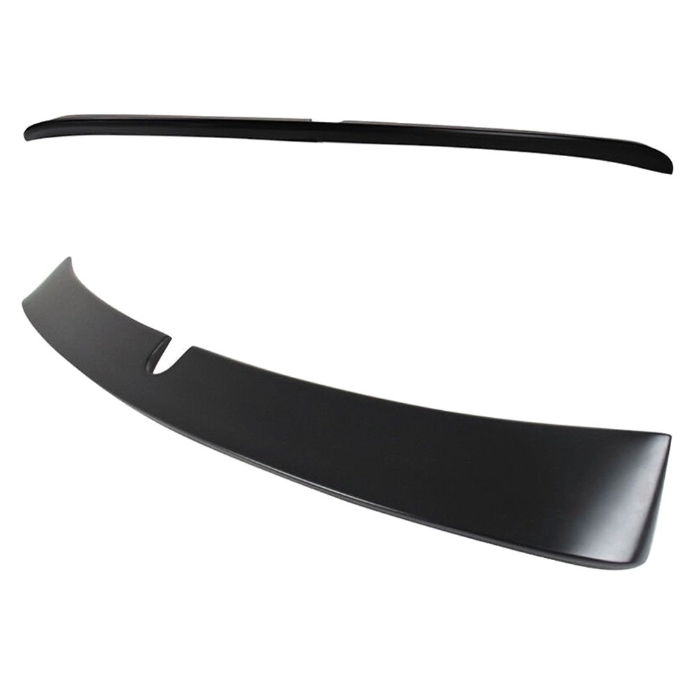 Fits 03-05 Benz E-Class W211 4DR Sedan RL Style Roof Spoiler Unpainted Black ABS
