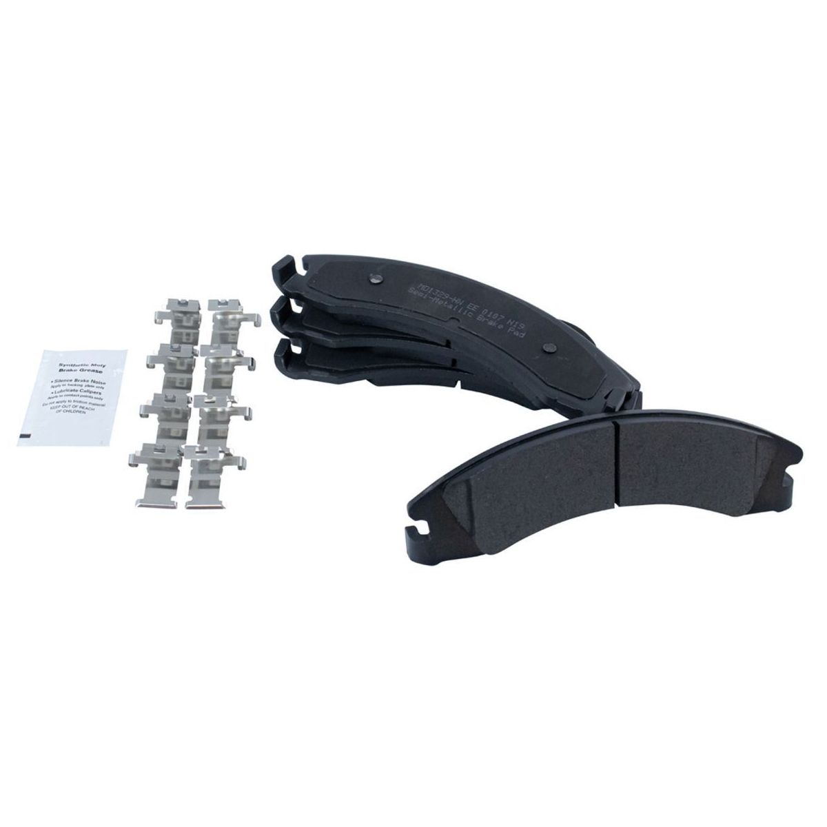 For 08-13 E-250 Cutaway Van Posi Metallic Brake Pad Kit Front & Rear Kit W/