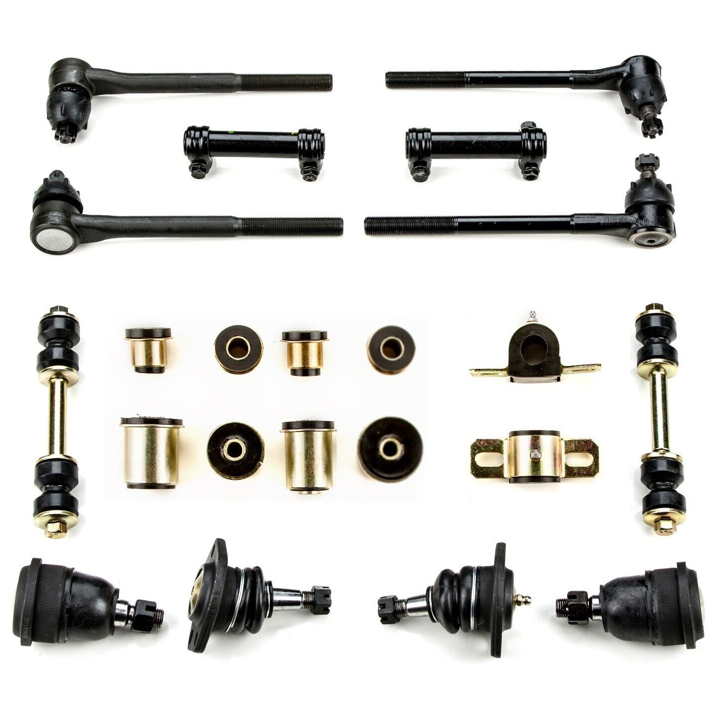 Black Poly Front End Suspension Rebuild Kit 1964 1965 Oldsmobile 442 Cutlass F85