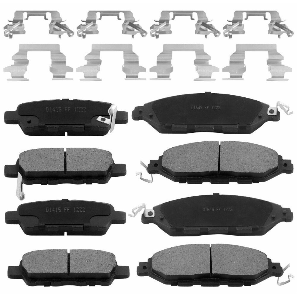 Front Rear Ceramic Brake Pad For INFINITI JX35 QX60 Nissan Murano Pathfinder