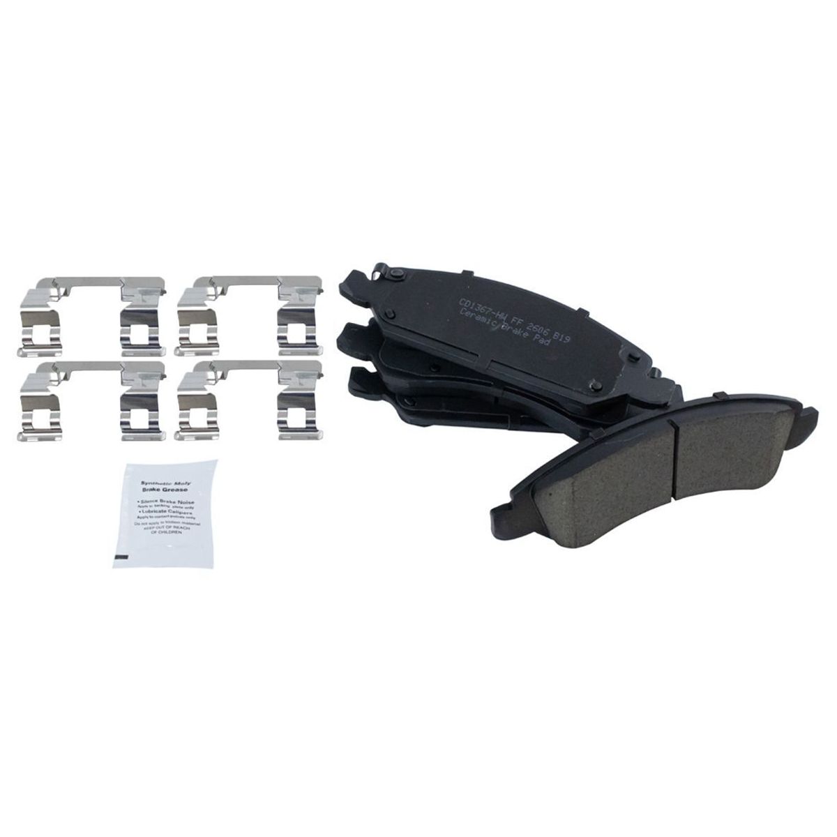 Front Performance Brake Rotor Ceramic Pad & Wheel Bearing Kit