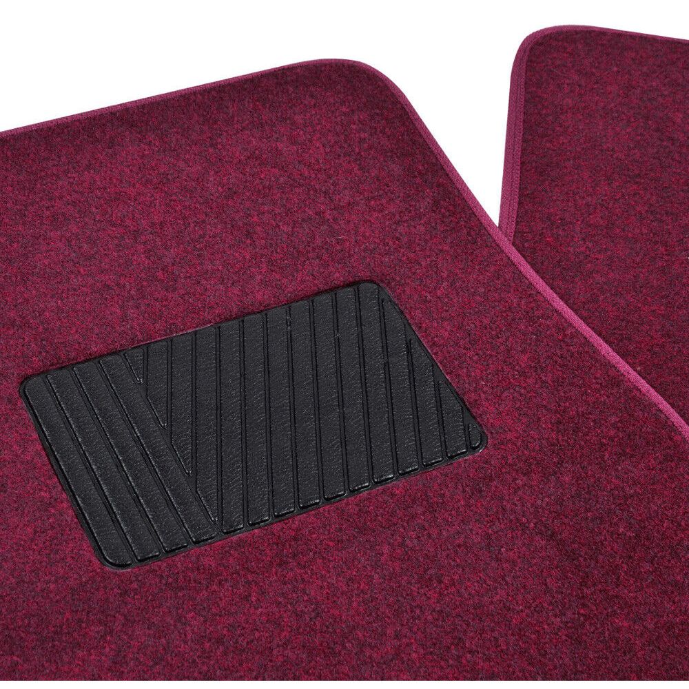 Premium Wine Red Car Floor Mats SUV For 15-18 Audi Q3 Truck Carpet Eay To Clean